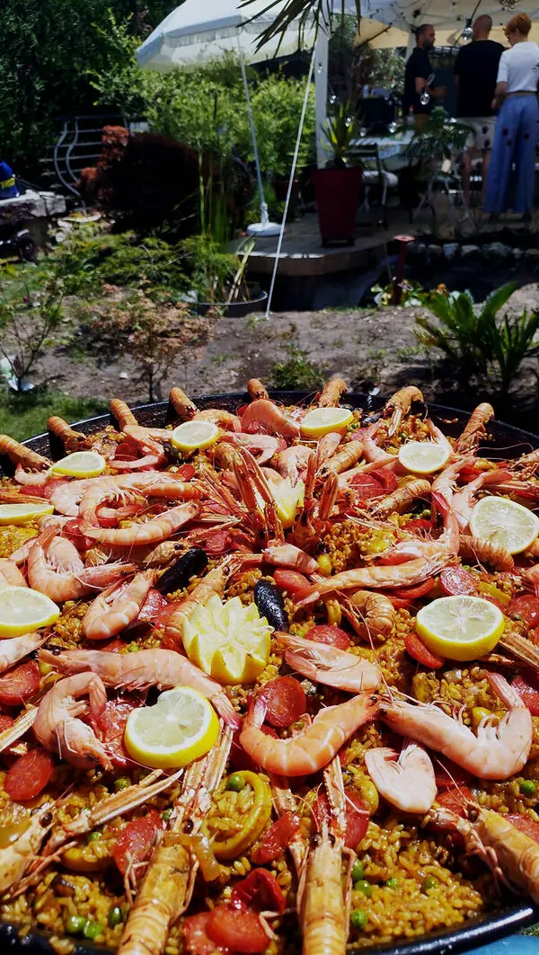 Paella en plein air